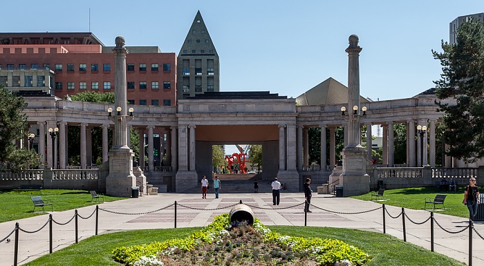 Golden Triangle: Civic Center Park - Greek Theater und Colonnade of Civic Benefactors Denver