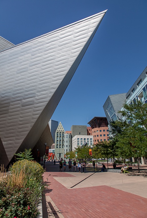 Denver Golden Triangle: Acoma Plaza Denver Art Museum Denver Art Museum Residences Denver Public Library