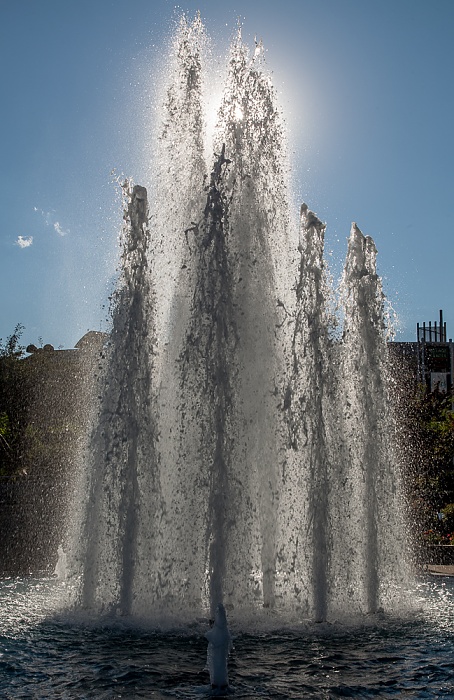Springbrunnen an der Orchard Station Greenwood Village