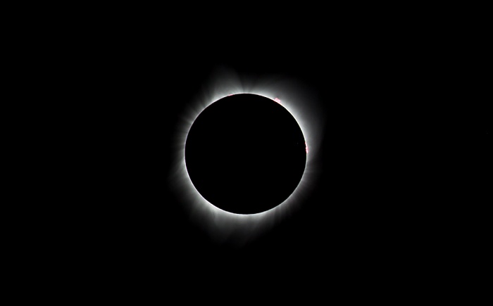 Glendo Thomas Memorial Airport: Totale Sonnenfinsternis
