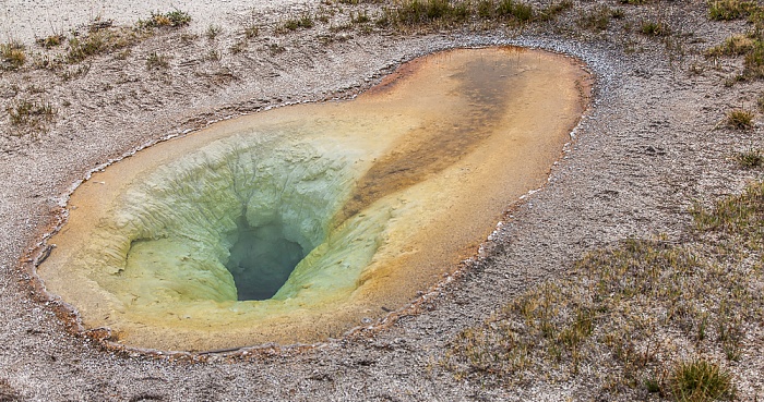 Upper Geyser Basin: Grand Group - Belgian Pool Yellowstone National Park