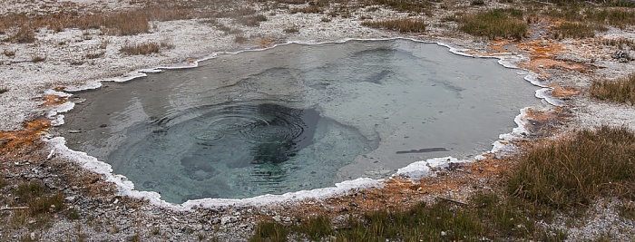 Yellowstone National Park Upper Geyser Basin: Castle Group - Shield Spring