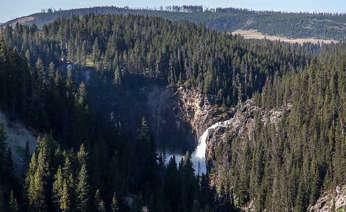 Yellowstone National Park Grand Canyon of the Yellowstone: Yellowstone River, Upper Yellowstone Falls