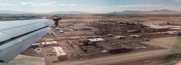 Salt Lake City International Airport 2017-08-25 Flug DAL1873 Salt Lake City (KSLC) - Seattle/Tacoma (KSEA) Luftbild aerial photo