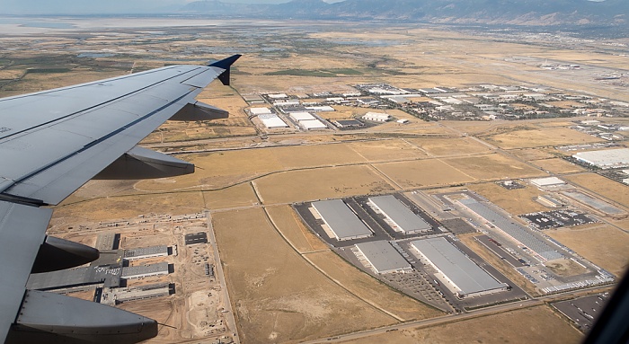 Salt Lake City 2017-08-25 Flug DAL1873 Salt Lake City (KSLC) - Seattle/Tacoma (KSEA) Great Salt Lake Luftbild aerial photo