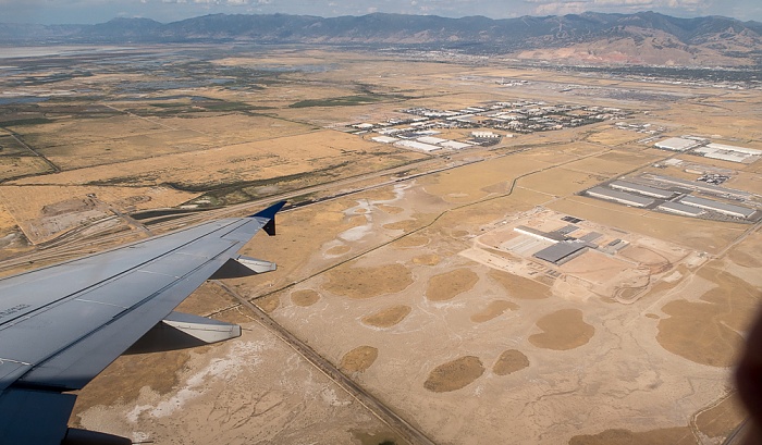 Utah Salt Lake County 2017-08-25 Flug DAL1873 Salt Lake City (KSLC) - Seattle/Tacoma (KSEA) Wasatch Range Luftbild aerial photo