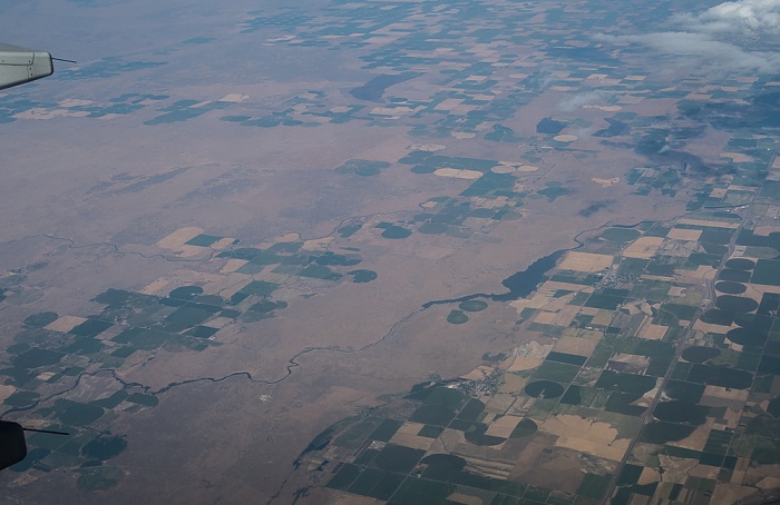 Jerome County (links oben) / Snake River / Twin Falls County Idaho