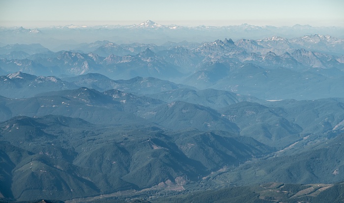 Washington Cascade Range (Kaskadenkette) 2017-08-25 Flug DAL1873 Salt Lake City (KSLC) - Seattle/Tacoma (KSEA) Glacier Peak Luftbild aerial photo