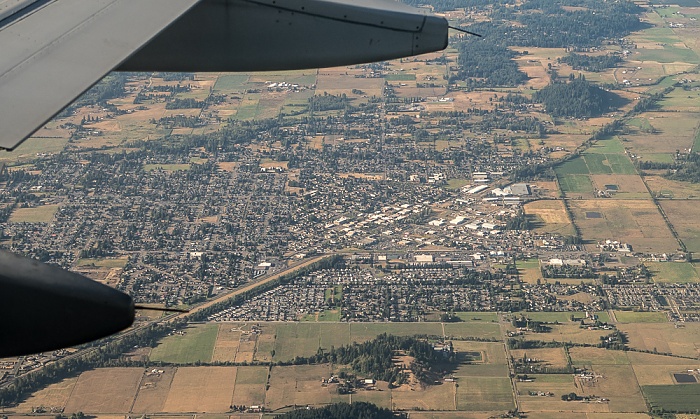 Washington King County: Enumclaw 2017-08-25 Flug DAL1873 Salt Lake City (KSLC) - Seattle/Tacoma (KSEA) Luftbild aerial photo