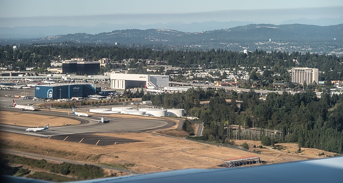 SeaTac Seattle-Tacoma International Airport 2017-08-25 Flug DAL1873 Salt Lake City (KSLC) - Seattle/Tacoma (KSEA) Luftbild aerial photo