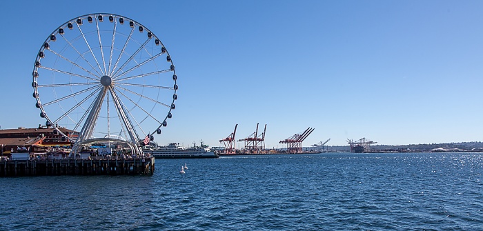 Seattle Central Waterfront, Elliott Bay (Puget Sound) Pier 57