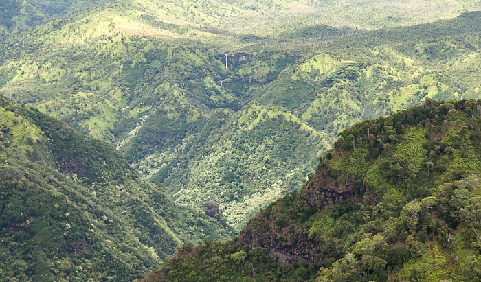 Blick aus dem Hubschrauber Kauai
