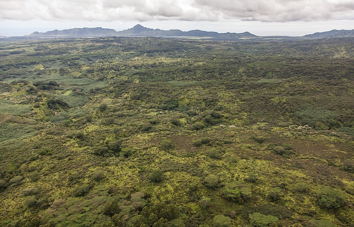 Blick aus dem Hubschrauber: Lihue-Koloa Forest Reserve Kauai