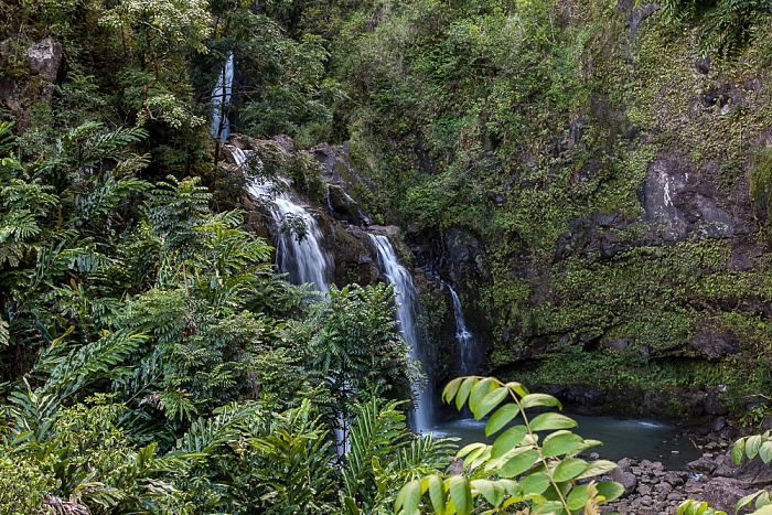 Maui Hana Highway: Upper Waikani Falls