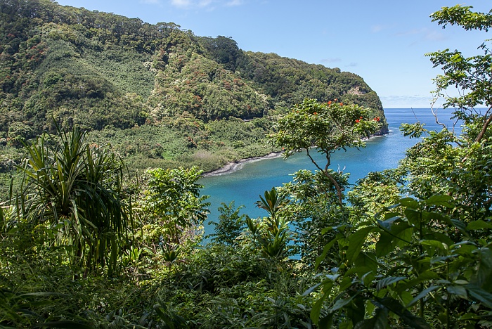 Hana Highway: Honomanu Bay (Pazifik) Maui