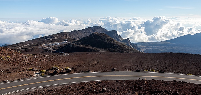 Blick vom Red Hill (Pu'u 'Ula'ula): Haleakala Crater (East Maui Volcano) Haleakala National Park