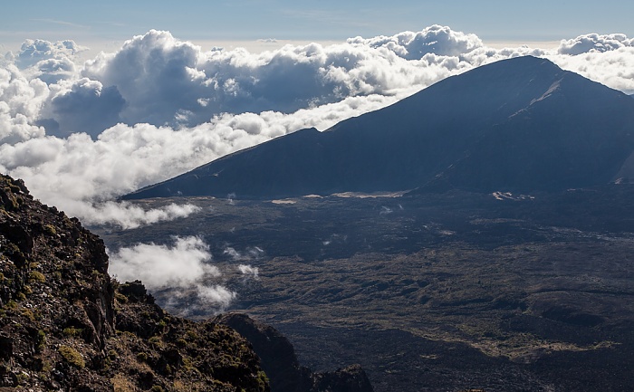 Haleakala National Park Blick vom Leleiwi Overlook: Haleakala Crater (East Maui Volcano)