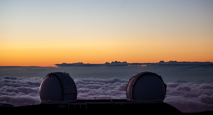 Mauna-Kea-Observatorium: Keck-Observatorium (I und II) Mauna Kea