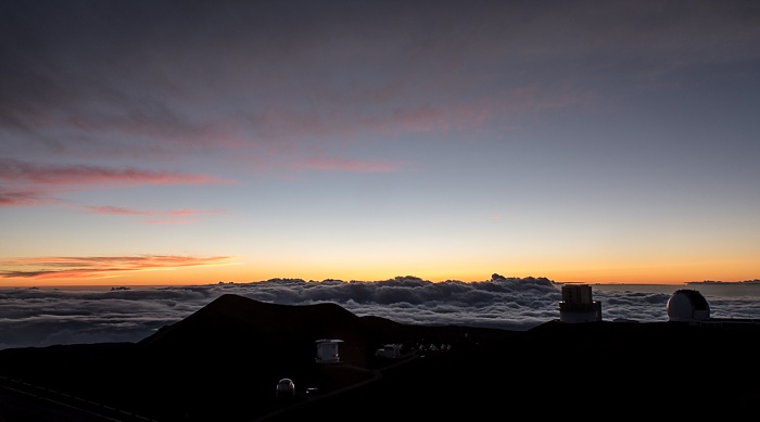 Mauna Kea Mauna-Kea-Observatorium: Gemini-Observatorium Caltech-Submillimeter-Observatorium James Clerk Maxwell Telescope Keck-Observatorium Subaru-Teleskop