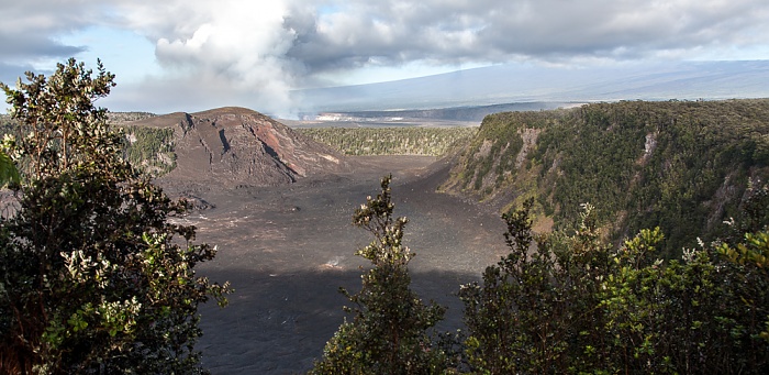 Crater Rim Drive: Kilauea Iki Crater Hawaii Volcanoes National Park