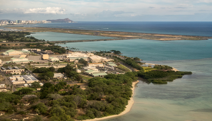 Honolulu Daniel K. Inouye International Airport Luftbild aerial photo