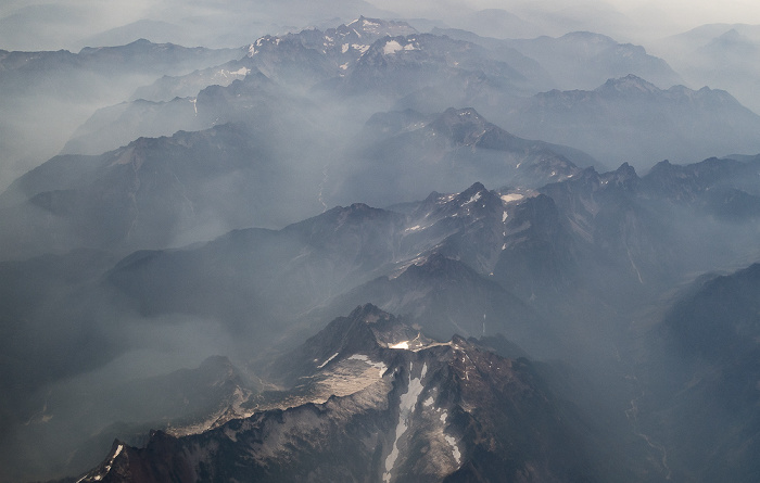 Washington Cascade Range (Kaskadenkette) mit der Henry M. Jackson Wilderness 2017-09-16 Flug ICE684 Seattle/Tacoma (KSEA) - Keflavík (KEF/BIKF) Luftbild aerial photo