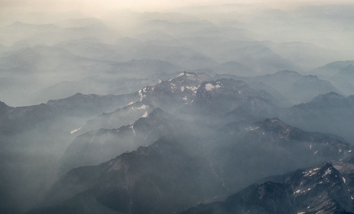 Washington Cascade Range (Kaskadenkette) mit der Henry M. Jackson Wilderness 2017-09-16 Flug ICE684 Seattle/Tacoma (KSEA) - Keflavík (KEF/BIKF) Luftbild aerial photo