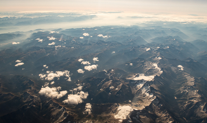 British Columbia Columbia Mountains: Purcell Mountains 2017-09-16 Flug ICE684 Seattle/Tacoma (KSEA) - Keflavík (KEF/BIKF) Rocky Mountains Luftbild aerial photo