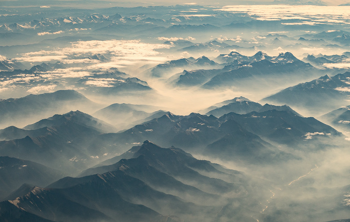 British Columbia Rocky Mountains 2017-09-16 Flug ICE684 Seattle/Tacoma (KSEA) - Keflavík (KEF/BIKF) Kootenay River Luftbild aerial photo