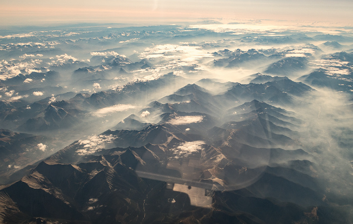 British Columbia Rocky Mountains 2017-09-16 Flug ICE684 Seattle/Tacoma (KSEA) - Keflavík (KEF/BIKF) Kootenay River Luftbild aerial photo