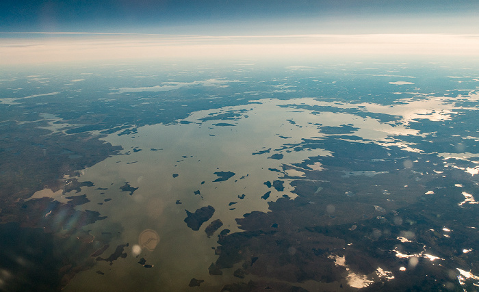 Manitoba Southern Indian Lake 2017-09-16 Flug ICE684 Seattle/Tacoma (KSEA) - Keflavík (KEF/BIKF) Luftbild aerial photo