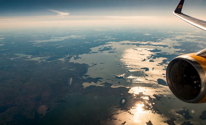 Manitoba Southern Indian Lake 2017-09-16 Flug ICE684 Seattle/Tacoma (KSEA) - Keflavík (KEF/BIKF) Luftbild aerial photo