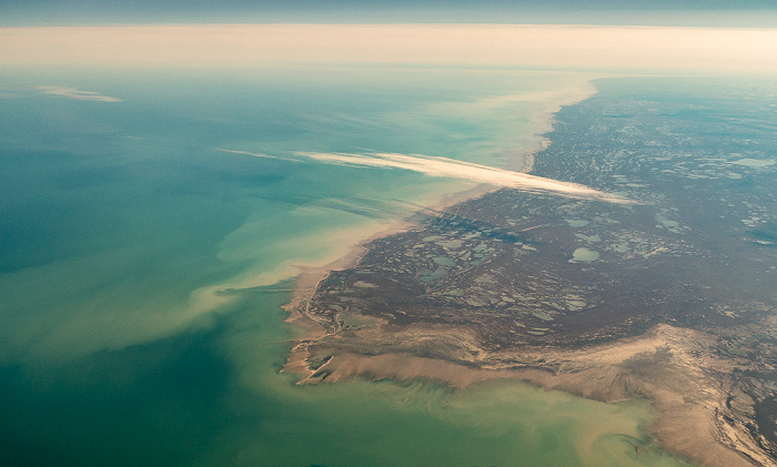 Manitoba Hudson Bay, Wapusk National Park 2017-09-16 Flug ICE684 Seattle/Tacoma (KSEA) - Keflavík (KEF/BIKF) Luftbild aerial photo