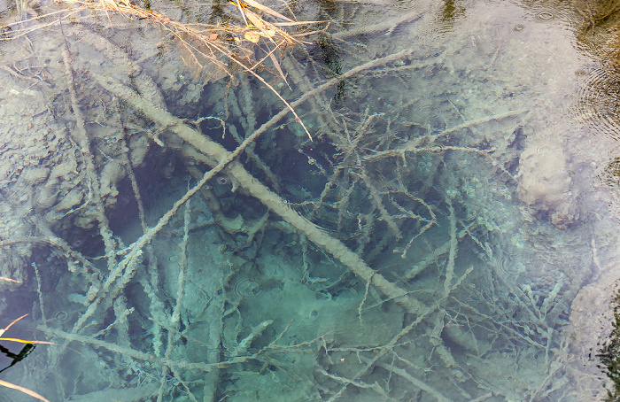 Großer Ostersee: Quelltrichter am Südende Osterseen