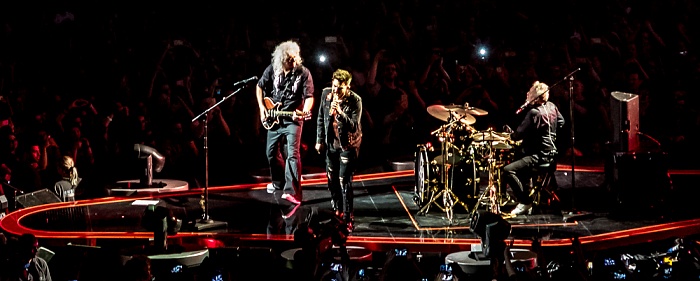 Olympiahalle: Queen + Adam Lambert München Brian May, Adam Lambert, Roger Taylor