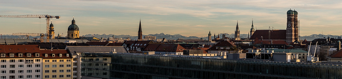 Blick von der Technischen Universität (Arcisstraße) München