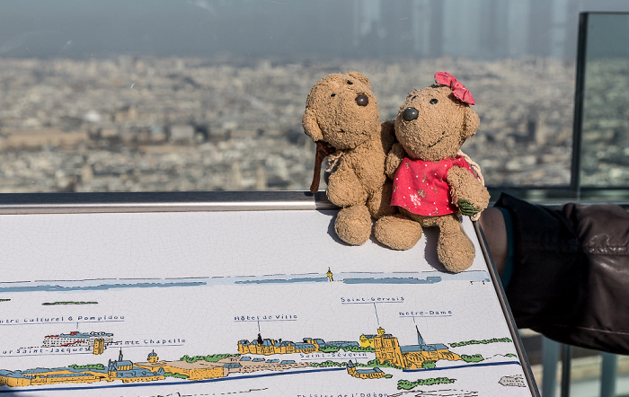 Paris Tour Montparnasse: Teddy und Teddine