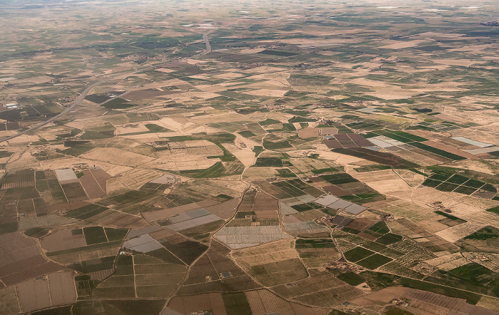 Marrakesch-Safi 2018-03-15 Flug DLH676 München Franz Josef Strauß (MUC/EDDM) - Marrakesch-Menara (RAK/GMMX) Luftbild aerial photo