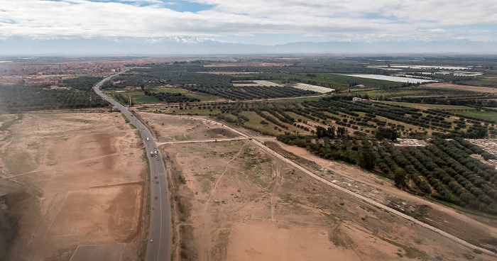 Marrakesch-Safi 2018-03-15 Flug DLH676 München Franz Josef Strauß (MUC/EDDM) - Marrakesch-Menara (RAK/GMMX) Luftbild aerial photo