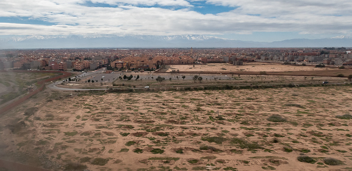 Marrakesch-Safi 2018-03-15 Flug DLH676 München Franz Josef Strauß (MUC/EDDM) - Marrakesch-Menara (RAK/GMMX) Luftbild aerial photo