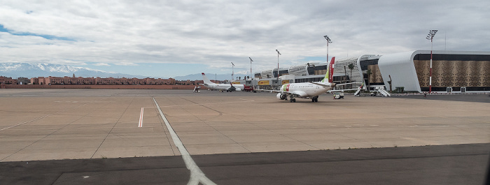 Marrakesch Aéroport de Marrakech-Ménara 2018-03-15 Flug DLH676 München Franz Josef Strauß (MUC/EDDM) - Marrakesch-Menara (RAK/GMMX)