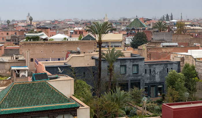 Marrakesch Blick aus Le Jardin Secret: Medina