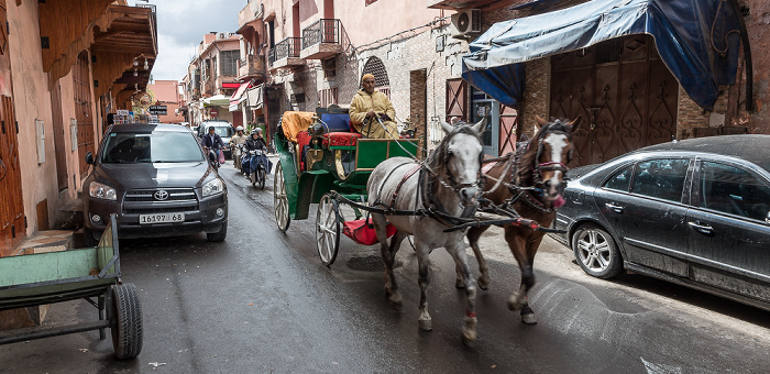 Marrakesch Rue Tougma: Pferdekutsche