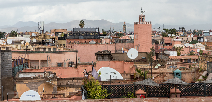 Blick vom Palais El Badi: Medina Marrakesch
