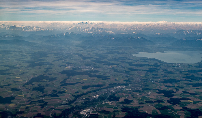 Bayern - Landkreis Traunstein: Alpenvorland mit Chiemsee und Chiemgauer Alpen Landkreis Traunstein