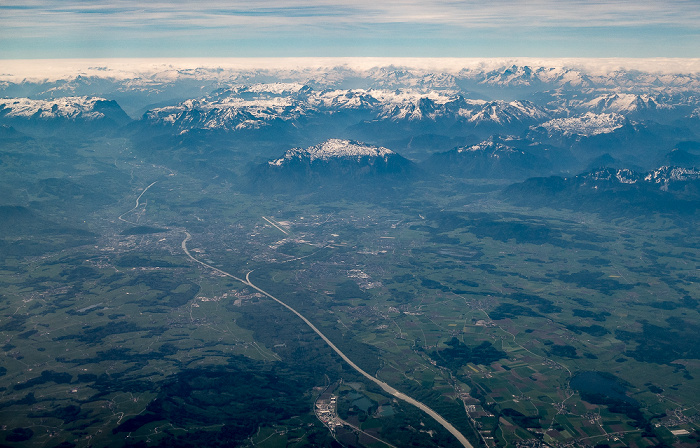 Land Salzburg 2018-04-27 Flug ELY354 München Franz Josef Strauß (MUC/EDDM) - Ben Gurion (TLV/LLBG) Luftbild aerial photo