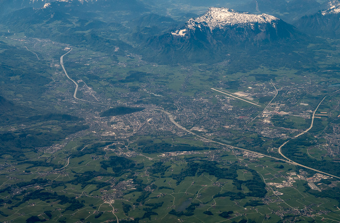 Land Salzburg 2018-04-27 Flug ELY354 München Franz Josef Strauß (MUC/EDDM) - Ben Gurion (TLV/LLBG) Luftbild aerial photo