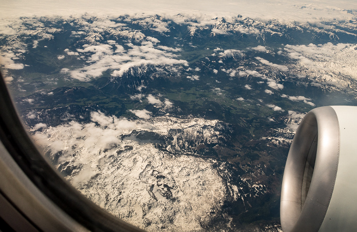 Österreich 2018-04-27 Flug ELY354 München Franz Josef Strauß (MUC/EDDM) - Ben Gurion (TLV/LLBG) Luftbild aerial photo