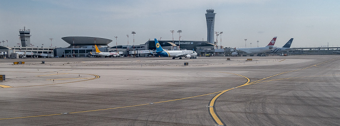 Tel Aviv Flughafen Ben Gurion 2018-04-27 Flug ELY354 München Franz Josef Strauß (MUC/EDDM) - Ben Gurion (TLV/LLBG)