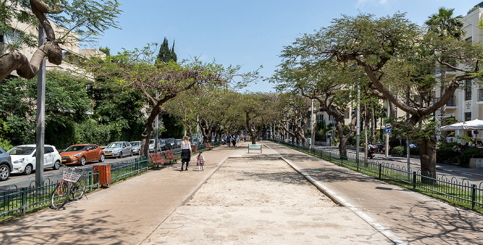 Tel Aviv Rothschild Boulevard (Sderot Rotshild) (Weiße Stadt, Bauhausarchitektur)